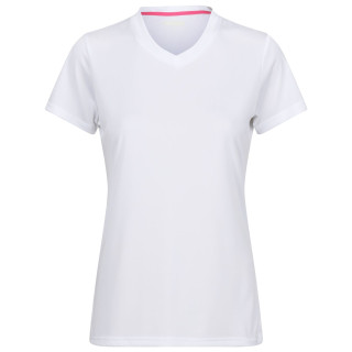 Maglietta da donna Regatta Wmn Fingal V-Neck bianco White