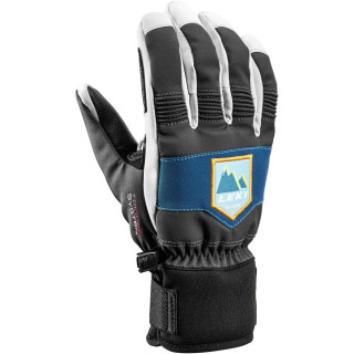 Guanti da sci Leki Patrol 3D Junior 2.0 nero/blu graphite-petrol