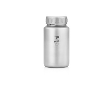 Borraccia Keith Titanium Titanium Sport Bottle 900 ml grigio