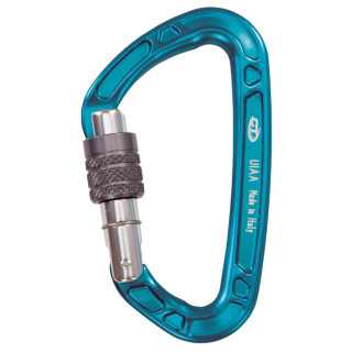 Moschettone Climbing Technology Aerial PRO SG blu light blue