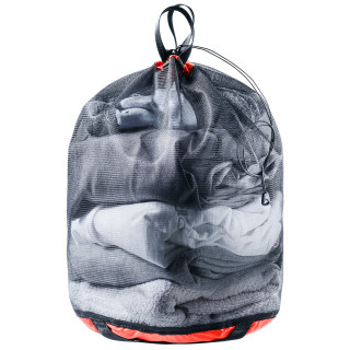 Sacca Deuter Mesh Sack 5 nero/rosso papaya-black