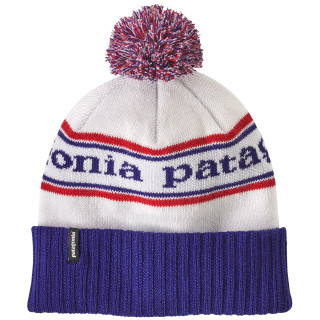 Cappello invernale Patagonia Powder Town Beanie blu/bianco Park Stripe: Viking Blue