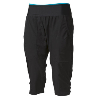 Pantaloni a 3/4 da donna Progress Sahara 24LG nero/blu Black/Turquoise