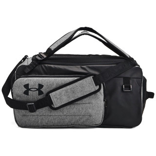 Borsa sportiva Under Armour Contain Duo MD BP Duffle grigio/nero CastlerockMediumHeather/Black/White