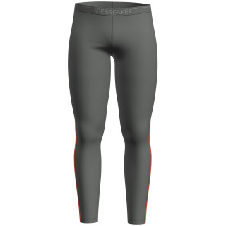 Pantaloni termici da uomo Icebreaker M 200 Oasis Sonebula Leggings grigio/arancio Galaxy/Blaze/Cb