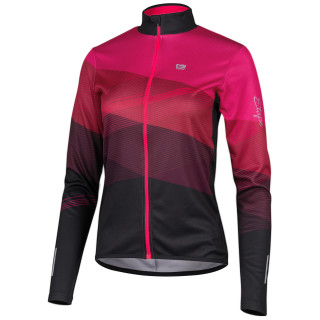 Maglia da ciclismo per donna Etape Gaia nero/rosa magenta/černá