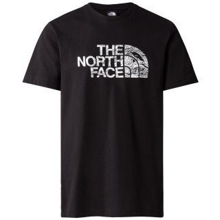 Maglietta da uomo The North Face M S/S Woodcut Dome Tee nero Tnf Black