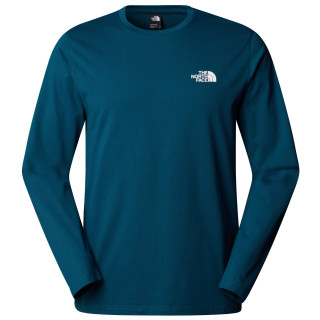 Maglietta da uomo The North Face M L/S Simple Dome Tee blu MIDNIGHT PETROL