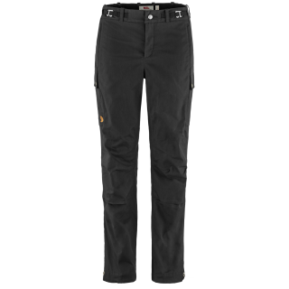 Pantaloni da uomo Fjällräven Singi X-Trousers grigio scuro Dark Grey