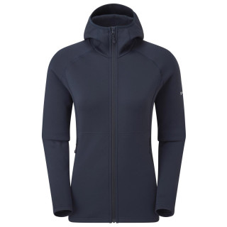 Felpa tecnica da donna Montane Fury Hoodie blu scuro ECLIPSE BLUE