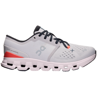 Scarpe da corsa da donna On Running Cloud X 4 grigio chiaro Silver/Flame