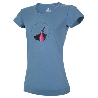 Maglietta da donna Ocún Classic T Organic Women azzurro Bluestone