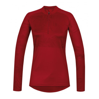 Maglietta sportiva da donna Husky Active Winter Triko Dl Zip - L rosso