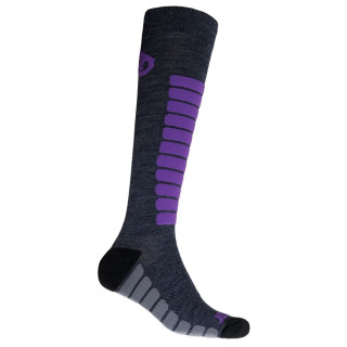 Calzettoni Sensor Zero Merino grigio/viola