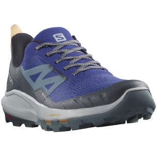 Scarpe da trekking da uomo Salomon Outpulse Gore-Tex blu Clematis Blue / India Ink / Blazing Orange