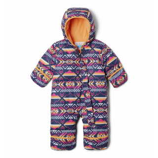 Tuta per bambini Columbia Snuggly Bunny™ Bunting blu/arancio Sunset Peach Checkered Peaks