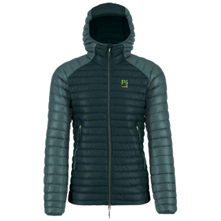 Piumino da uomo Karpos Alagna Down Jacket verde/blu Forest/North Astlantic