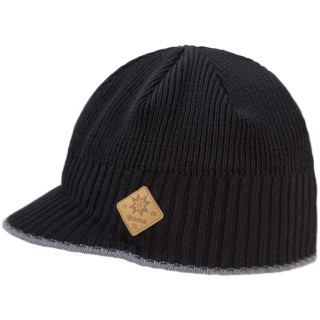 Cappello in merino lavorato a maglia Kama A115 nero Black