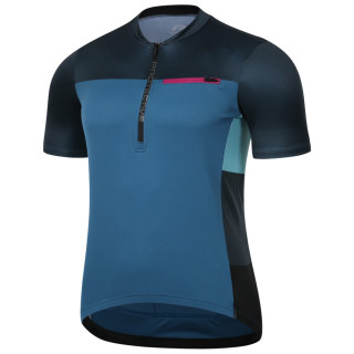 Maglia da ciclismo da uomo Protective 114007-890 P-Gravel Pit blu dark petrol