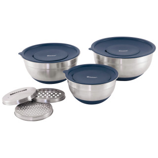 Set di ciotole Outwell Chef Bowl Set Lids & Graters argento Silver