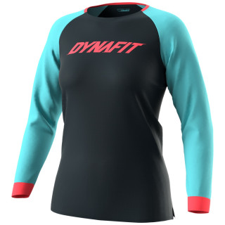 Maglietta sportiva da donna Dynafit Ride L/S W nero/turchese 3011 - blueberry MARINE BLUE/8050