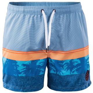 Costume da bagno da uomo Aquawave Palawan blu Blue/Orange/PalmPrint