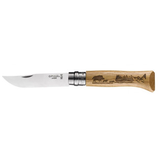 Coltello Opinel con motivo di Cinghiale