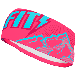 Fascia Dynafit Graphic Performance Headband blu/rosa FluoPink