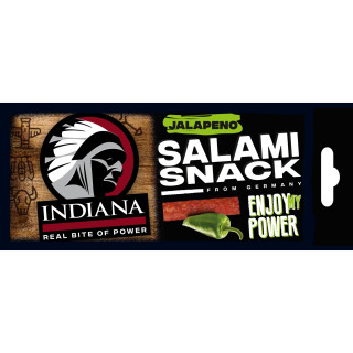 Salame secco Indiana Jerky Salami Jalapeno 18g