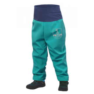 Pantaloni per bambini in pile Unuo Softshell verde