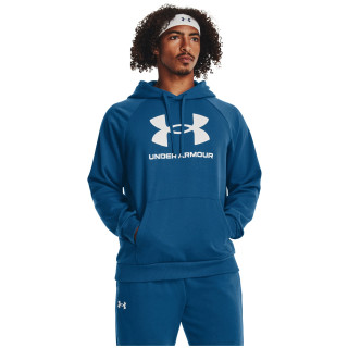 Felpa da uomo Under Armour Rival Fleece Logo HD blu Varsity Blue / / White