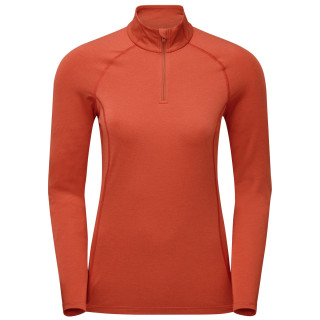 Maglietta sportiva da donna Montane Dart Xt Zip Neck rosso Saffron Red