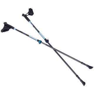 Bastoncini da nordic walking Warg Nordic Carbon Fastlock nero/blu black/blue