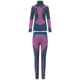 Intimo funzionale da donna Viking Fusion Set viola turquise/fuchsia