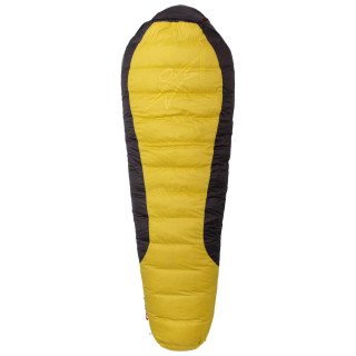 Sacco a pelo in piuma Warmpeace Viking 1200 195 cm giallo/nero Yellow/Gray/Black