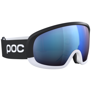 Occhiali da sci POC Fovea Mid Race nero/bianco Uranium Black/Hydrogen White/Partly Sunny Blue ONE