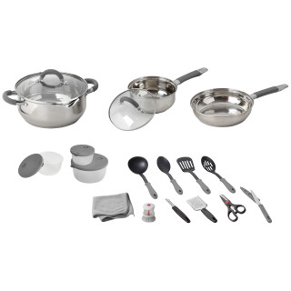 Set da cucina Brunner Omnibox 18+2 argento