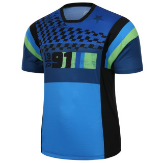 Maglia da ciclismo da uomo Protective 115010-821 P-Beat the Rush blu blue