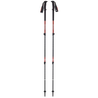 Bastoncini da trekking Black Diamond Trail nero/rosso Picante