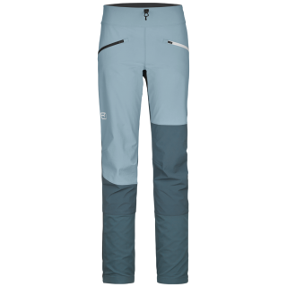 Pantaloni da donna Ortovox Punta Berrino Pants Women's blu/grigio Glacier Grey