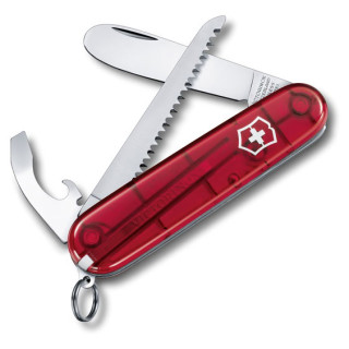 Coltello chiudubile Victorinox Nůž s pilkou červený rosso trasparente TransRed