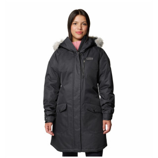 Cappotto invernale da donna Columbia Suttle Mountain™ Long Insulated Jacket nero Black