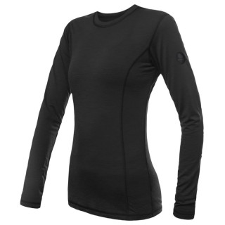 Maglietta sportiva da donna Sensor Merino Air nero black