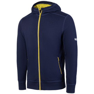 Felpa da uomo Zulu Merino Hoodie 230 blu Navy