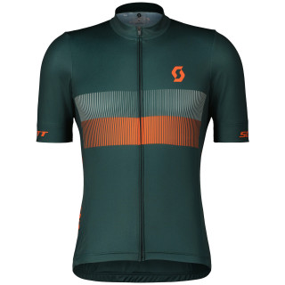 Maglia da ciclismo da uomo Scott RC Team 10 SS verde/arancio aruba green/braze orange