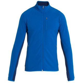 Felpa da uomo Icebreaker M Descender LS Zip blu Lazurite/Royal Navy