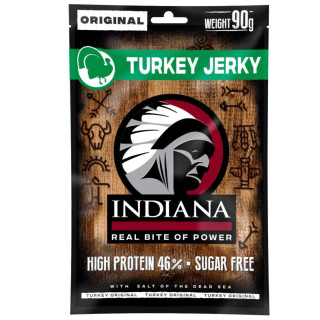 Carne secca Indiana Jerky Turkey Original 90g