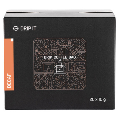 Caffè Drip it Colombia Huila (káva bez kofeinu) 20 x 10 g marrone