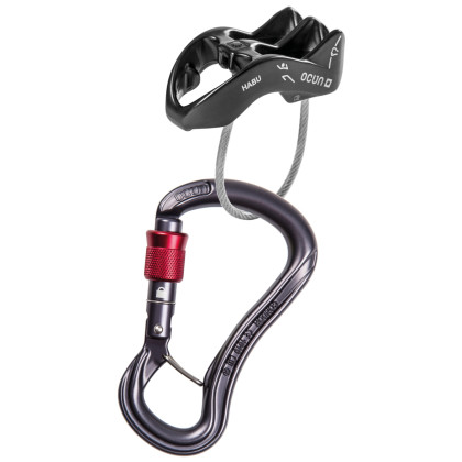 Kit assicuratore Ocún Belay Set Condor Screw/Habu grigio Anthracite