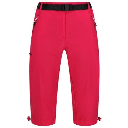 Pantaloni a 3/4 da donna Regatta Xrt Capri Light rosso Pink Potion